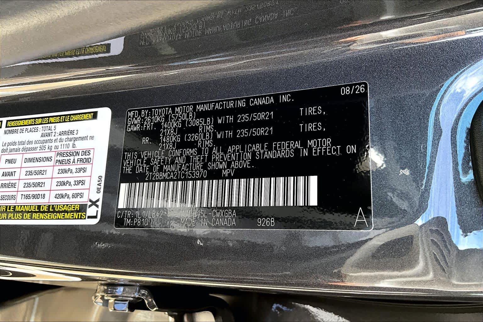 New 2026 Lexus RX 350 w/ Convenience Package AWD/4WD image 22