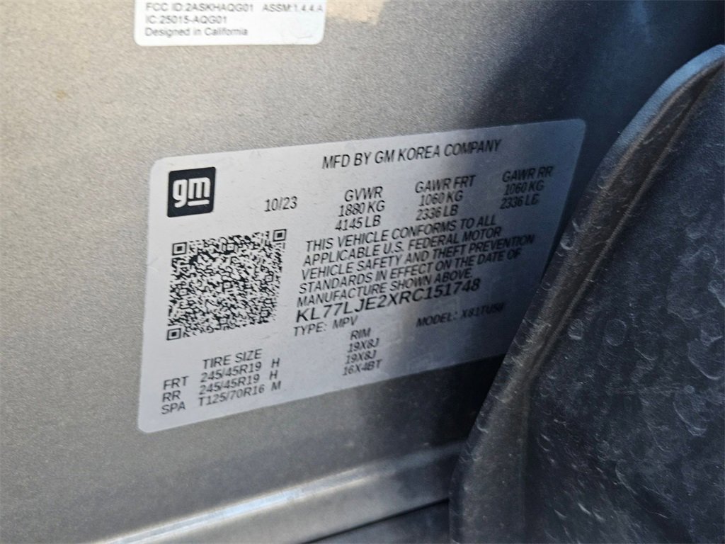 Used 2024 Chevrolet Trax RS w/ Sunroof Package image 32