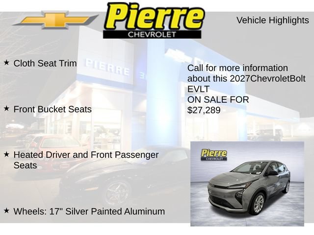New 2027 Chevrolet Bolt LT w/ Comfort Package FWD image 14