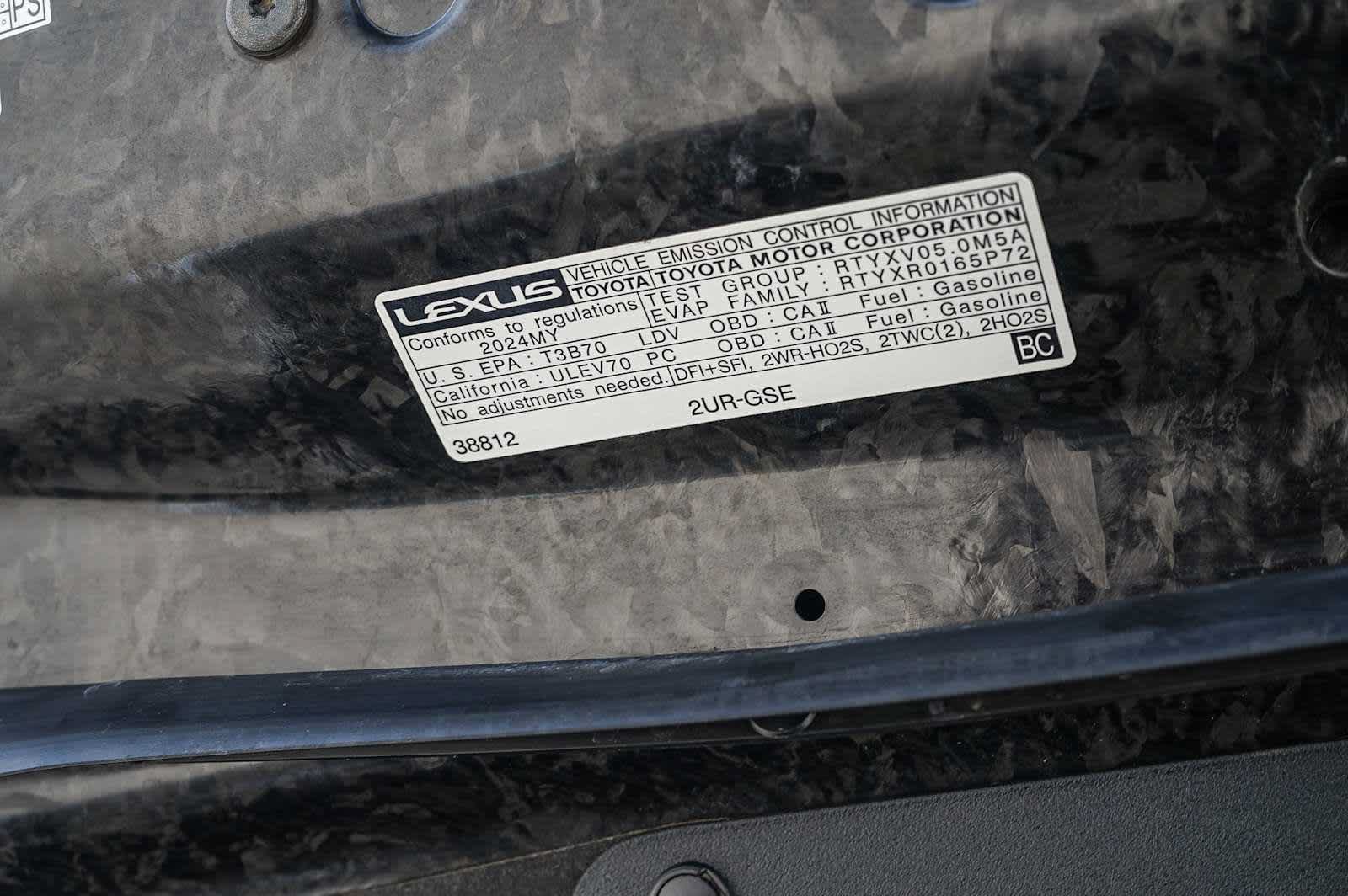 Used 2024 Lexus RC F Track Edition RWD image 32