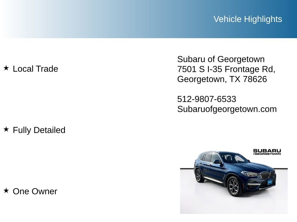 Used 2020 BMW X3 sDrive30i w/ Driving Assistance Package image 10