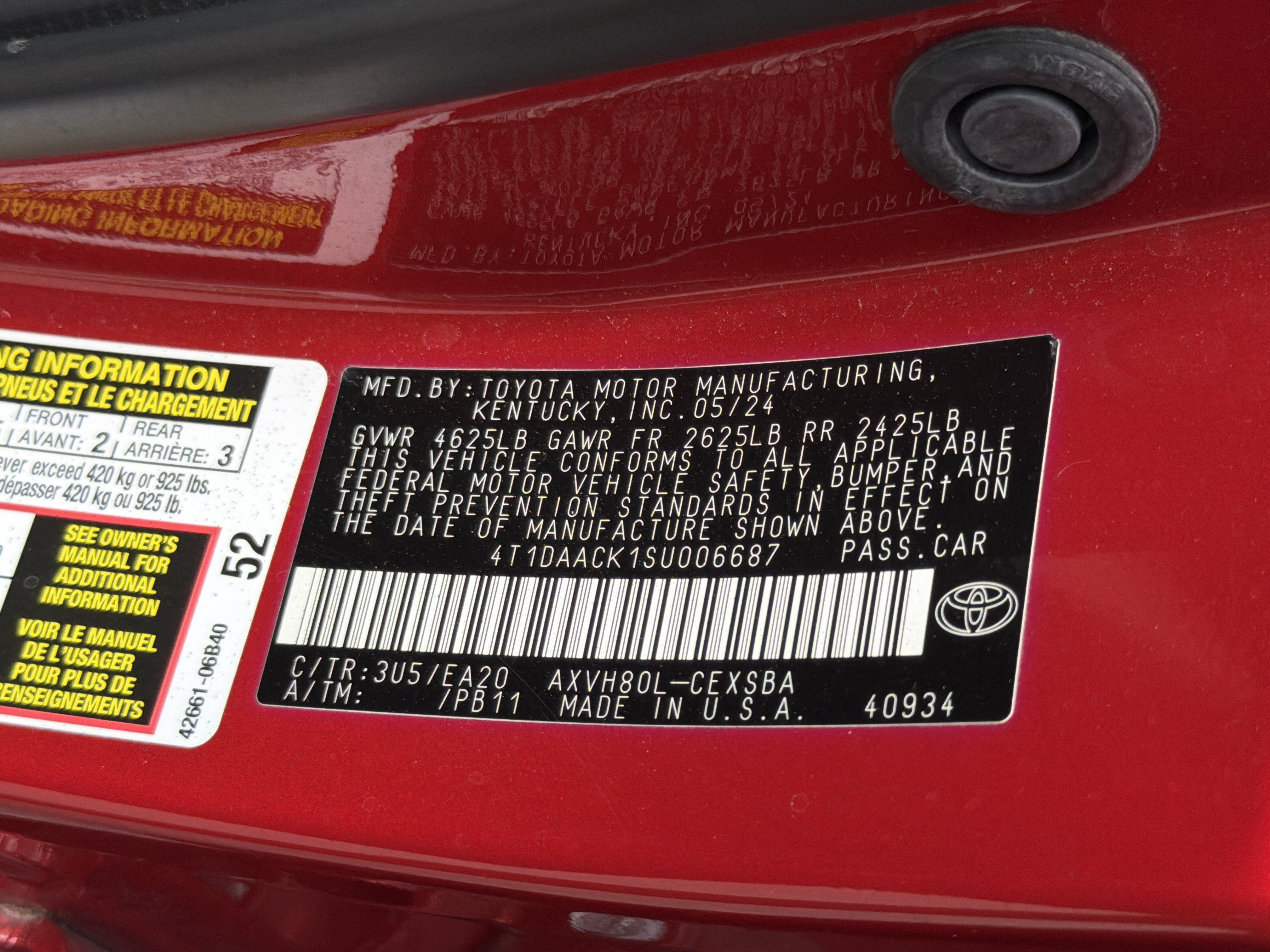 Certified 2025 Toyota Camry SE FWD image 30