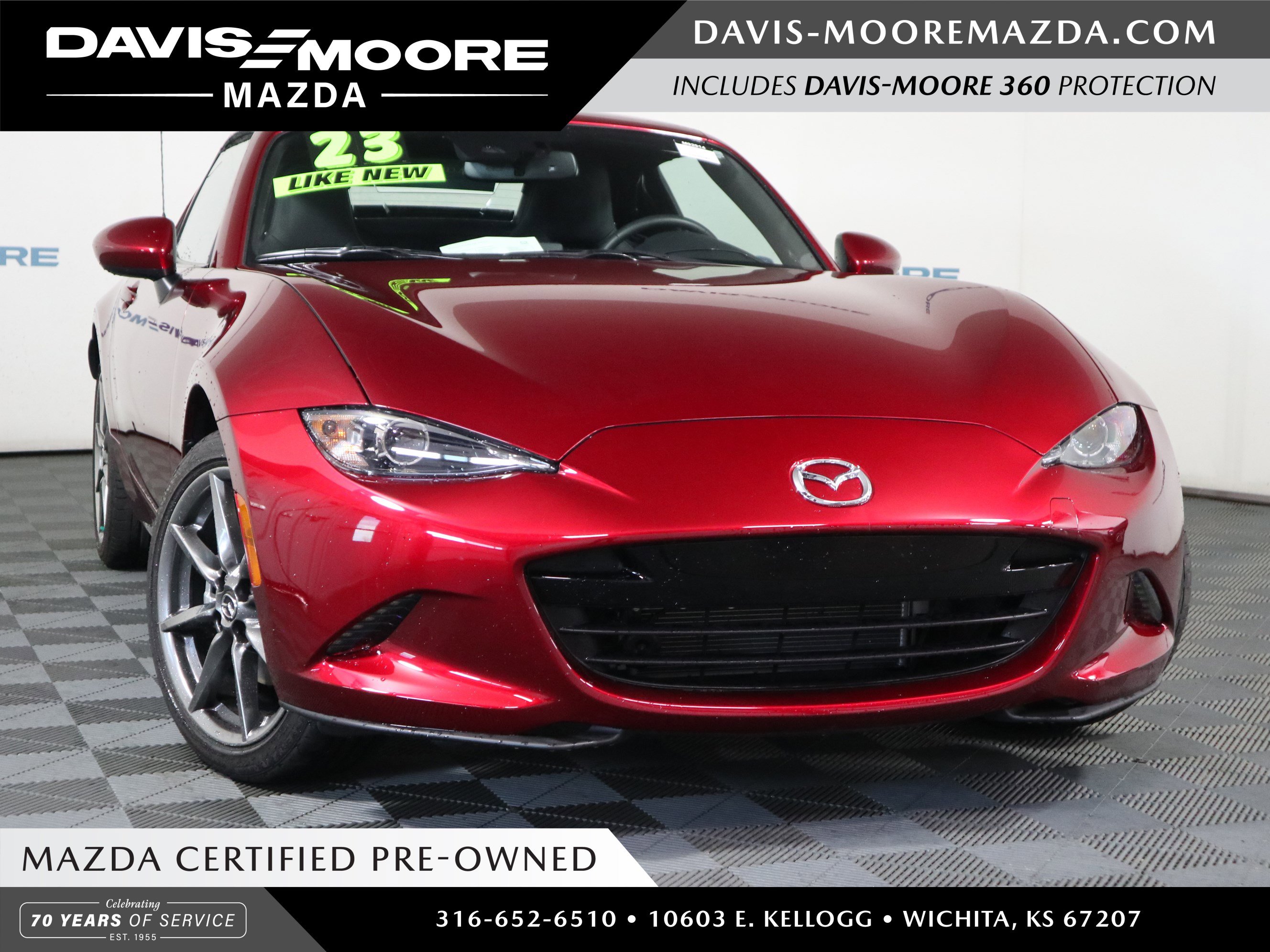 Certified 2023 MAZDA MX-5 Miata Grand Touring w/ Weather Package