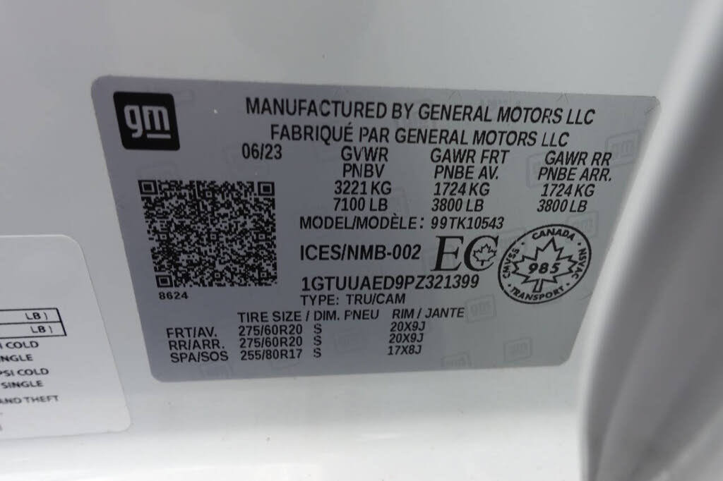 Used 2023 GMC Sierra 1500 Pro w/ Graphite Edition AWD/4WD image 20