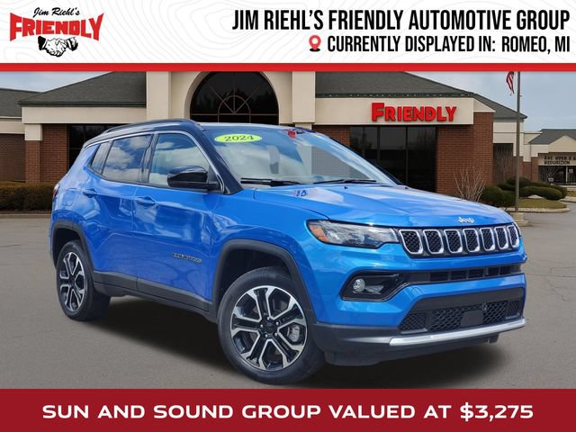 Used 2024 Jeep Compass Limited w/ Sun and Sound Group AWD/4WD image 1