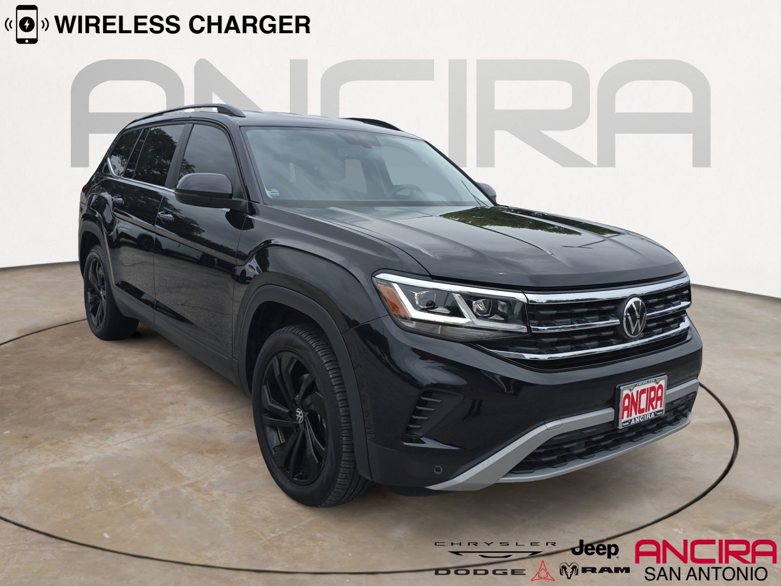 Used 2023 Volkswagen Atlas SE w/ Black Wheel Package