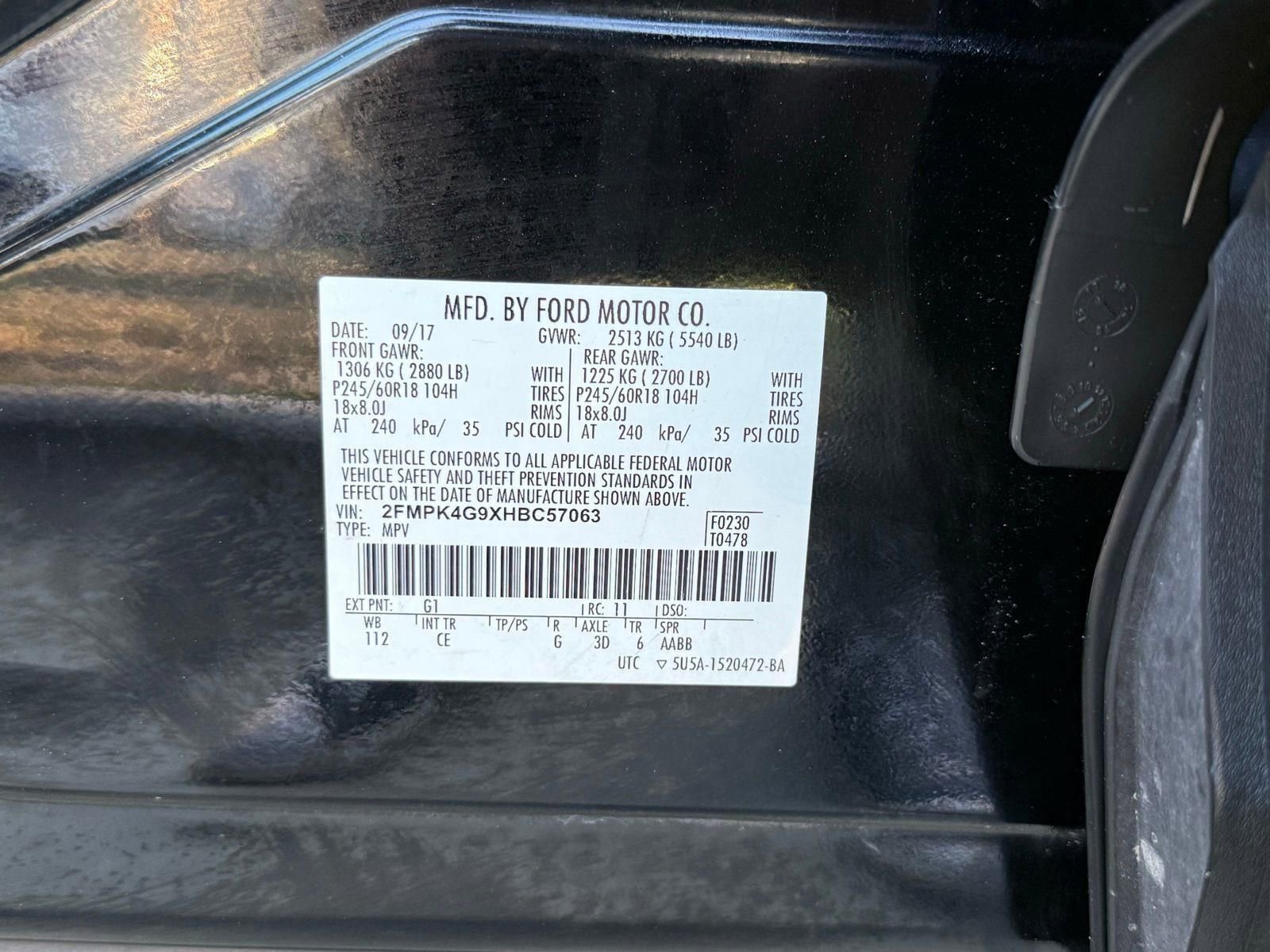 Used 2017 Ford Edge SE AWD/4WD image 61