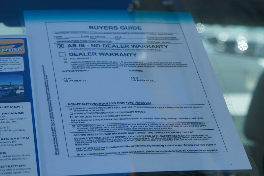 Used 2012 Ford F550 2WD Regular Cab Super Duty w/ PWR Equipment Group image 48