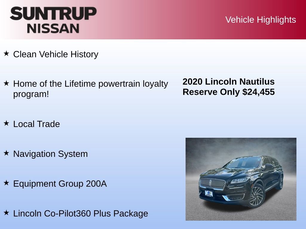 Used 2020 Lincoln Nautilus Reserve image 8