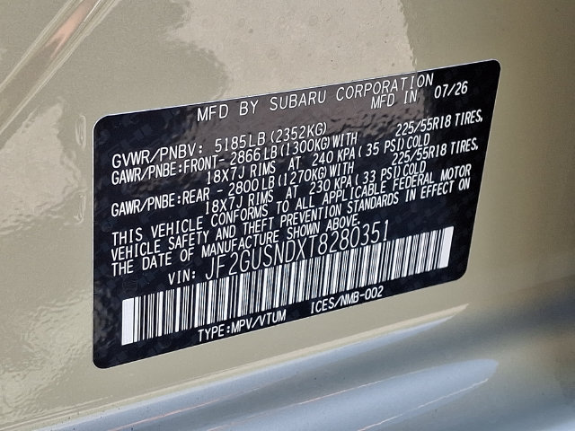 New 2026 Subaru Crosstrek 2.5i Limited AWD/4WD image 17