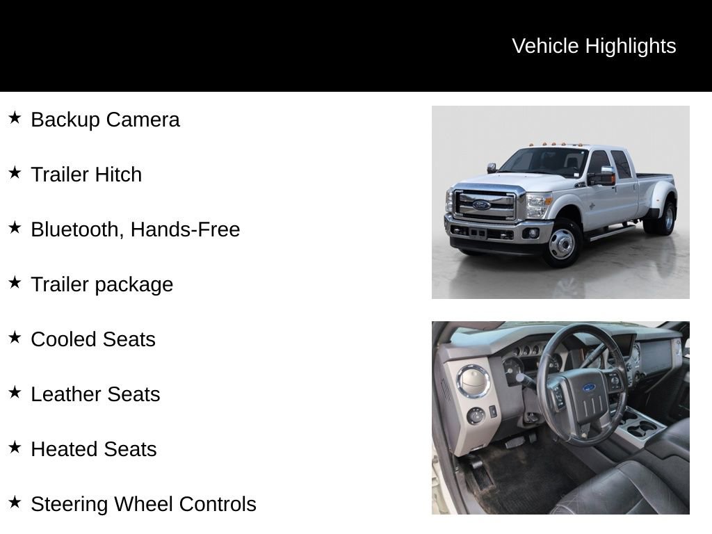 Used 2014 Ford F350 Lariat w/ Lariat Ultimate Package image 16