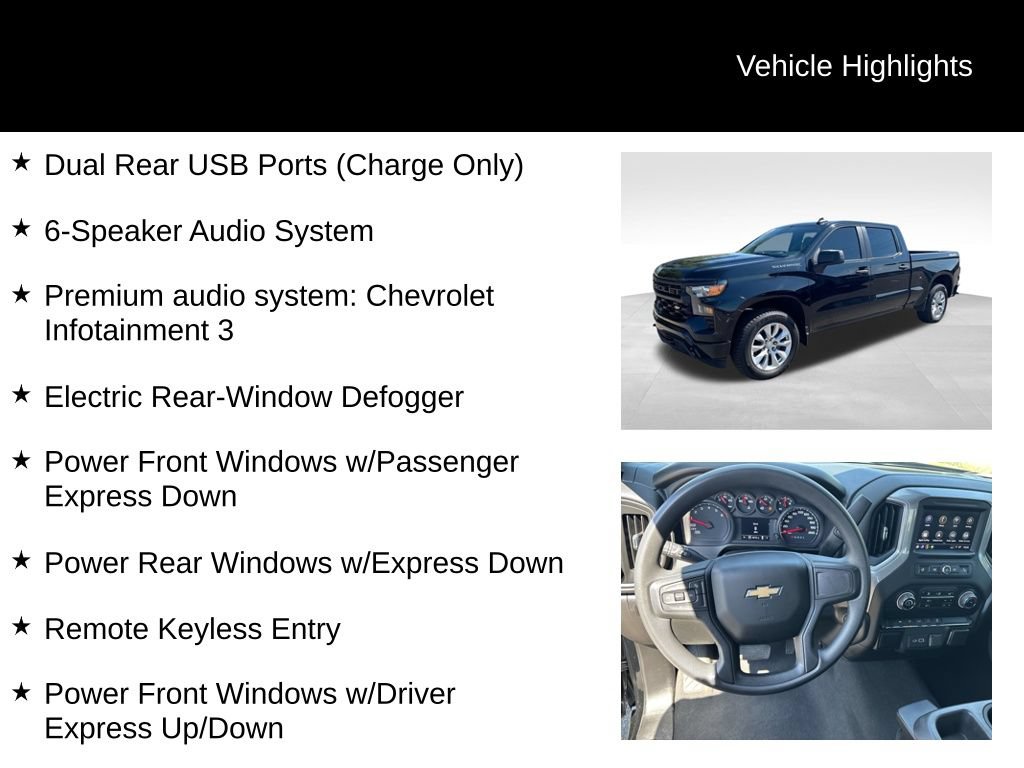 Certified 2022 Chevrolet Silverado 1500 Custom AWD/4WD image 16