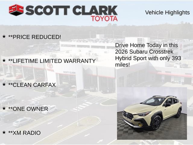 Used 2026 Subaru Crosstrek 2.5i Sport w/ Crosstrek Mirror Package image 12