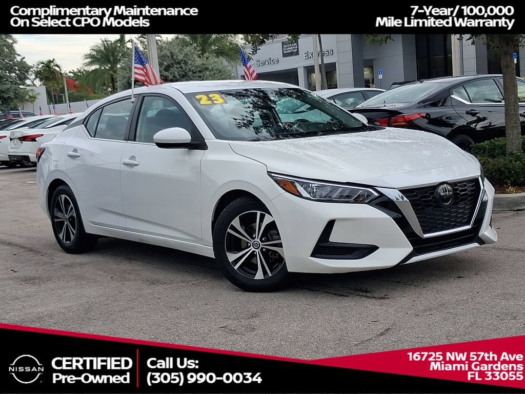 Certified 2023 Nissan Sentra SV w/ All-Weather Package FWD image 1