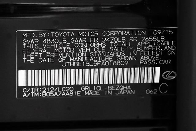 Used 2015 Lexus GS 350 w/ Premium Package RWD image 62