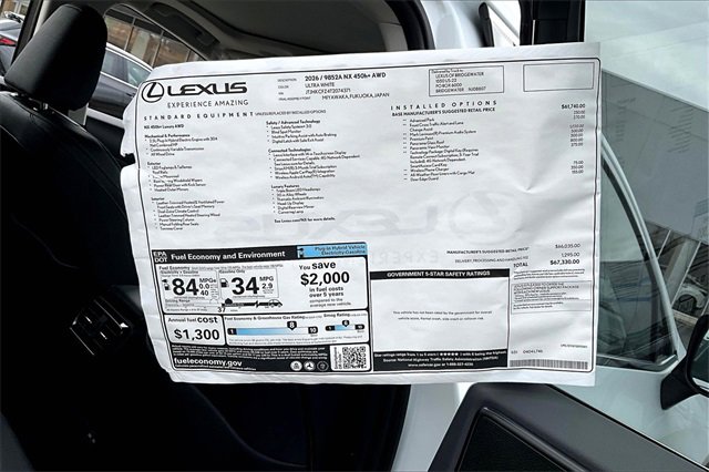 New 2026 Lexus NX 450h+ AWD w/ Luxury Package image 14