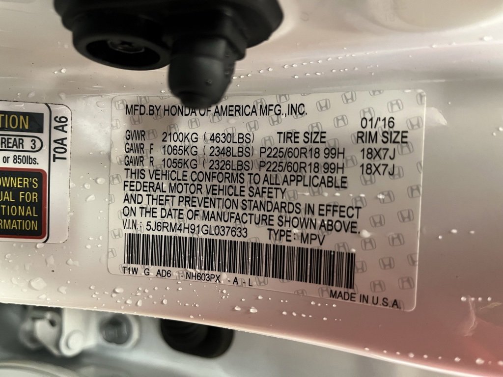 Used 2016 Honda CR-V Touring image 24