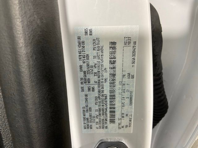 Certified 2020 Ford Escape S image 26