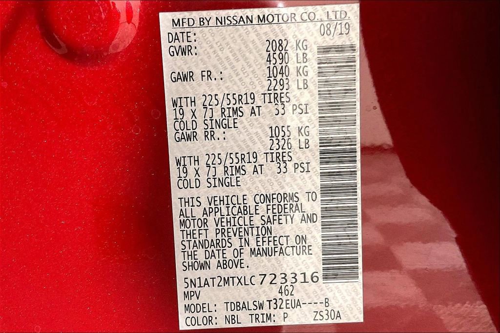 Used 2020 Nissan Rogue SL w/ Premium Package image 45