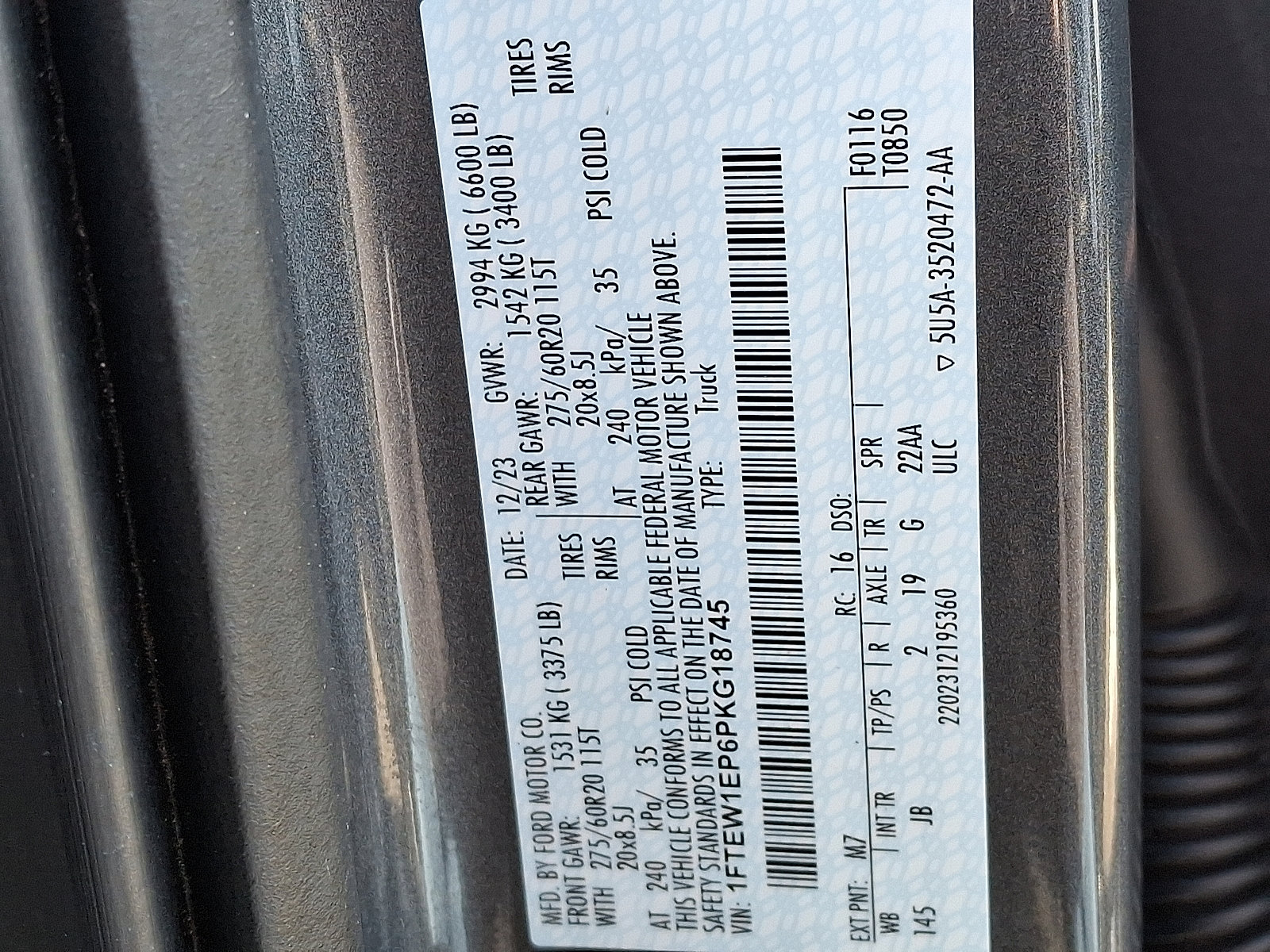 Certified 2023 Ford F150 XL w/ STX Appearance Package image 28