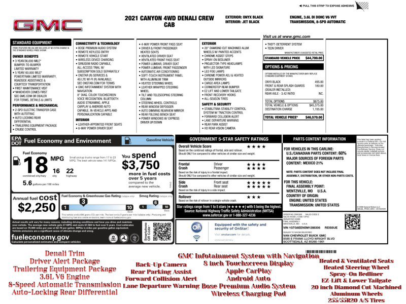 Used 2021 GMC Canyon Denali image 2