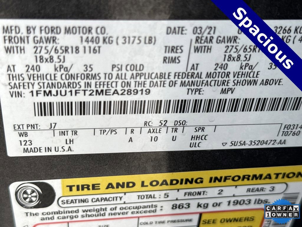 Used 2021 Ford Expedition XL image 28