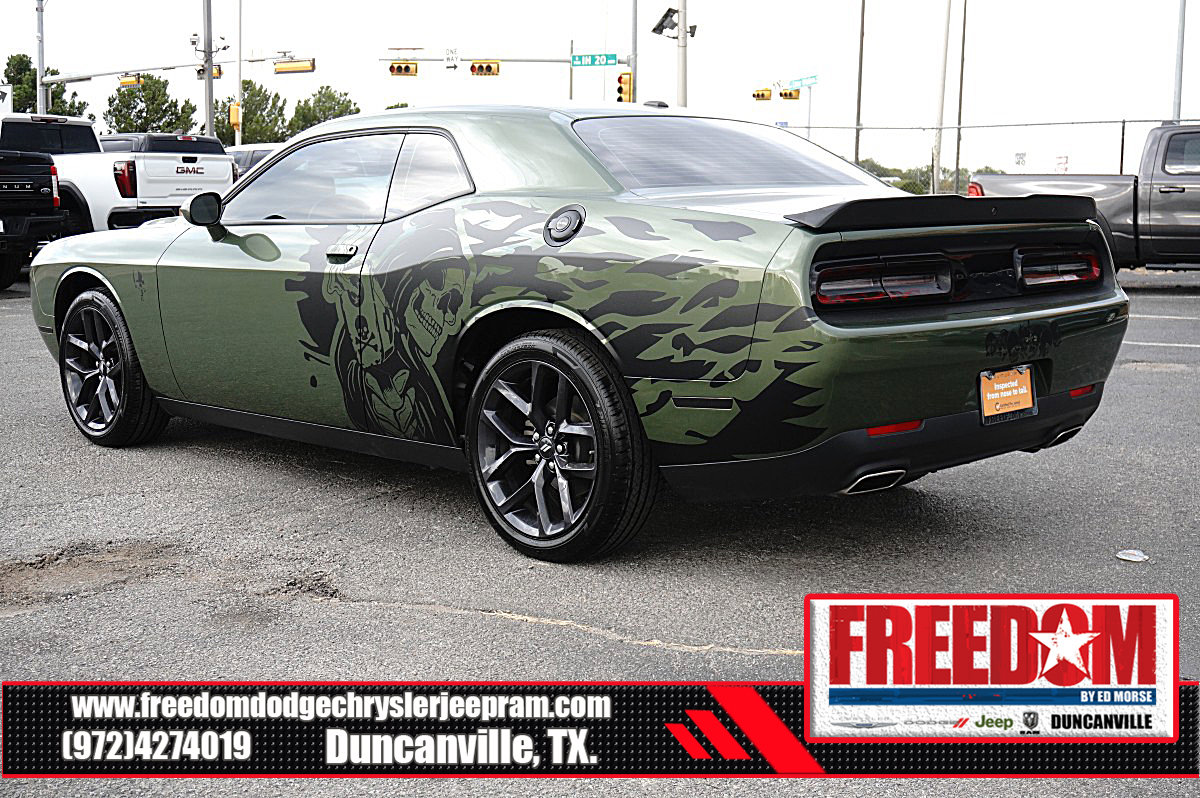 Certified 2023 Dodge Challenger SXT w/ Blacktop Package RWD image 3