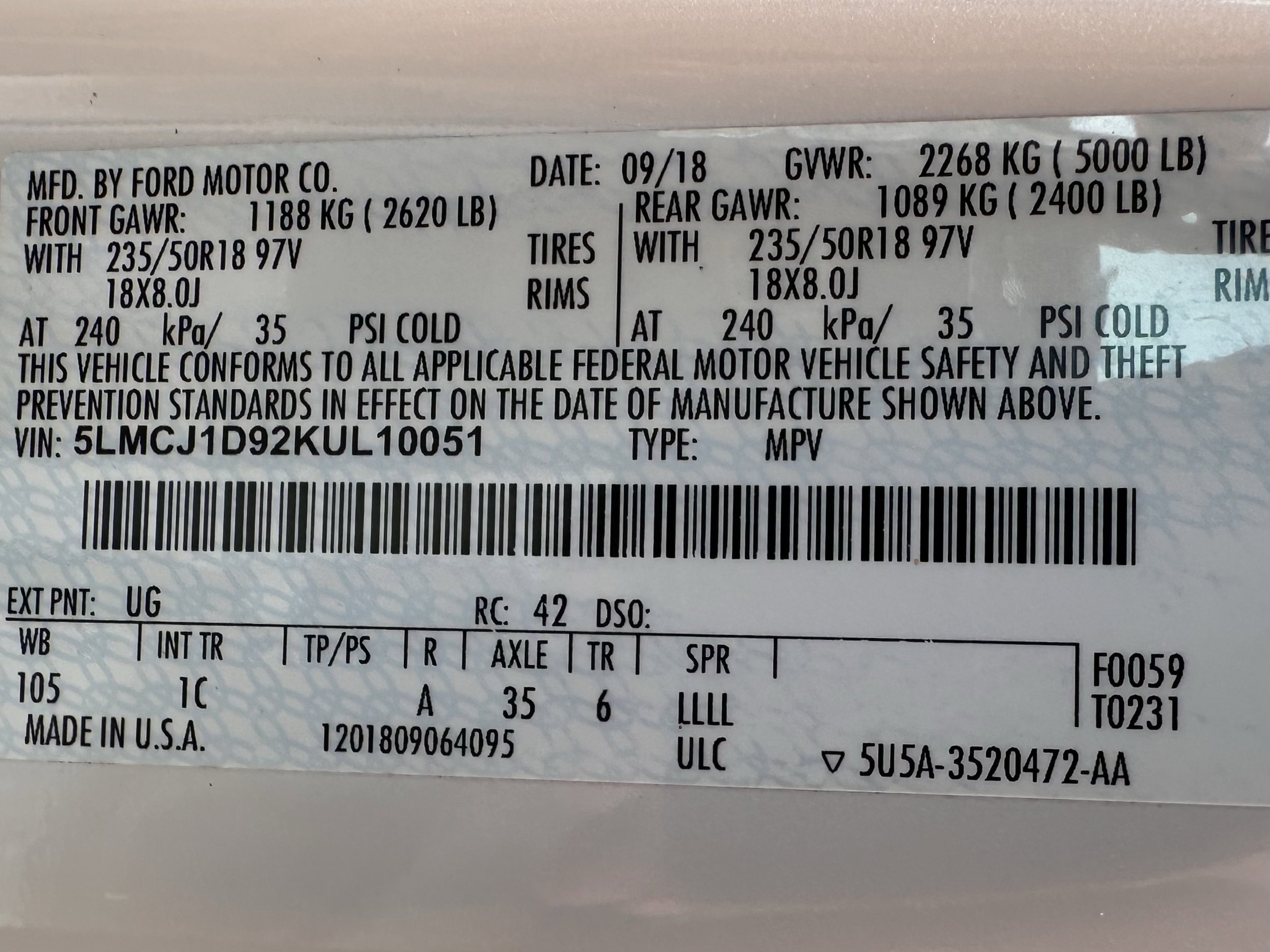 Used 2019 Lincoln MKC Premiere AWD/4WD image 28