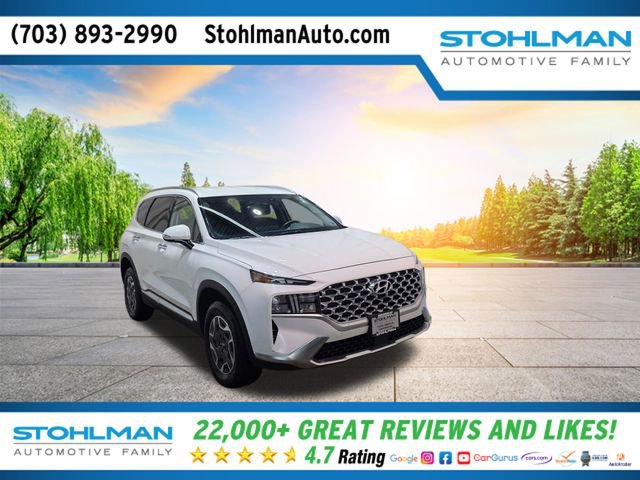Used 2022 Hyundai Santa Fe Blue AWD/4WD image 1
