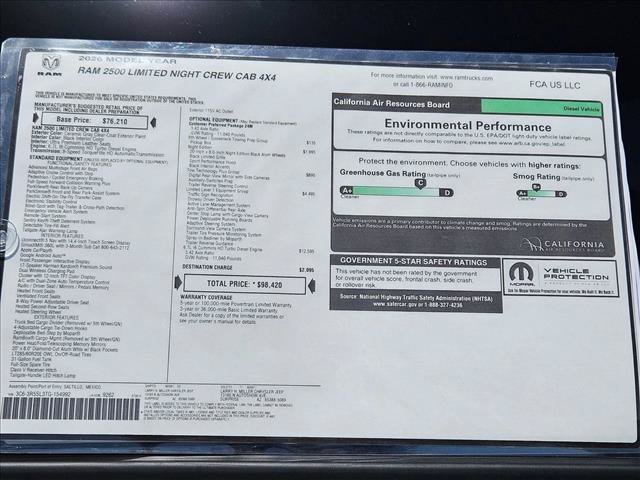 New 2026 RAM 2500 Limited AWD/4WD image 17