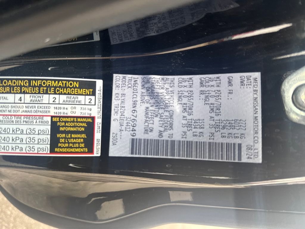 Certified 2024 Nissan Frontier SV w/ Technology Package image 31