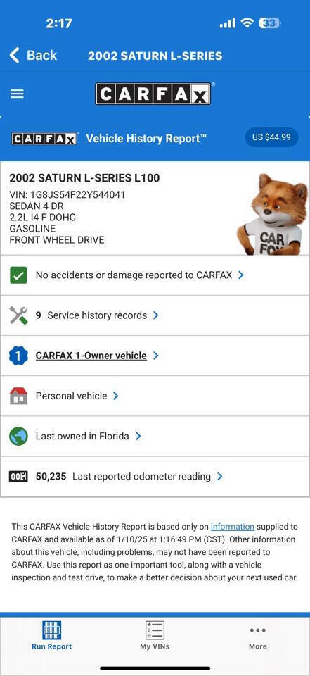 Used 2002 Saturn L-Series L100 w/ Special Edition Pkg image 11