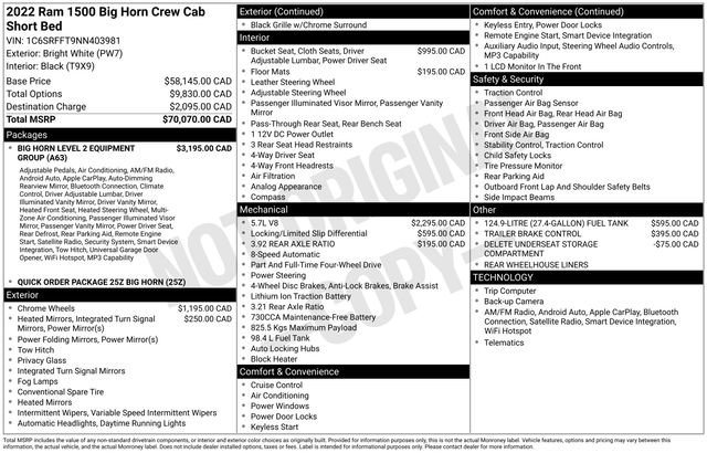 Used 2022 RAM 1500 Big Horn AWD/4WD image 24
