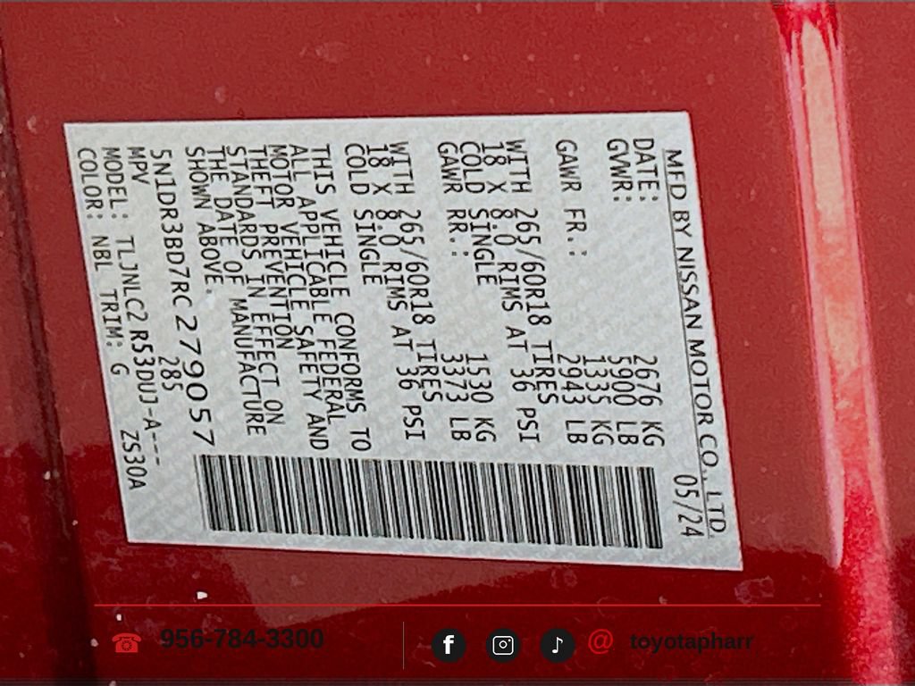 Used 2024 Nissan Pathfinder Rock Creek AWD/4WD image 31