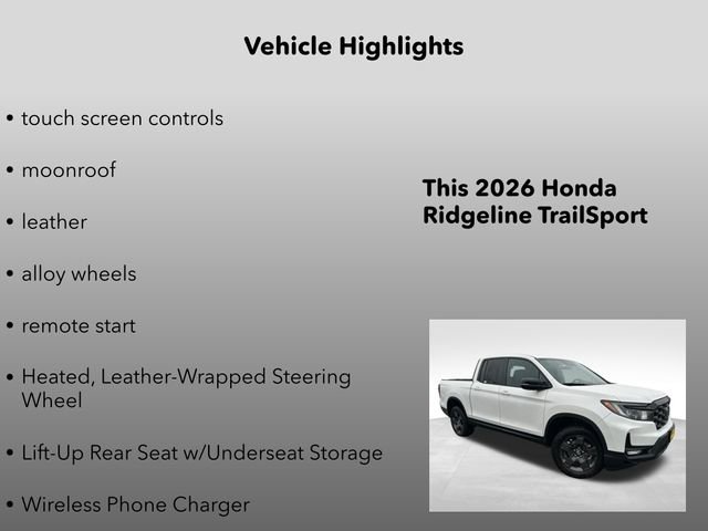 New 2026 Honda Ridgeline TrailSport image 15