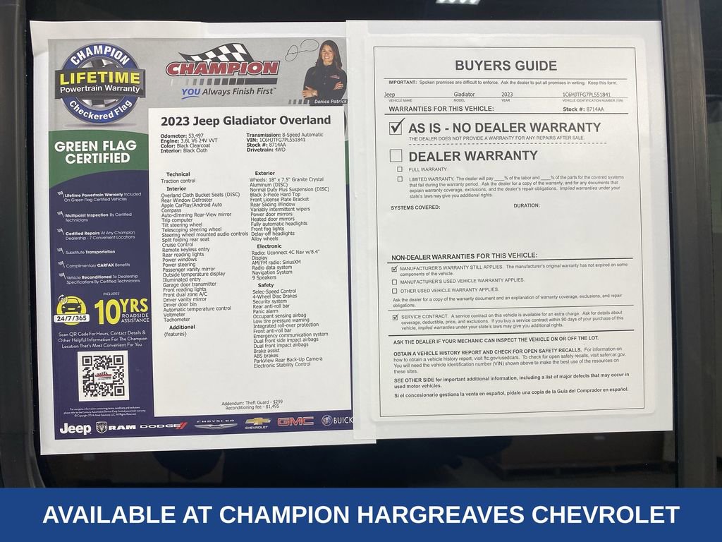 Used 2023 Jeep Gladiator Overland image 43