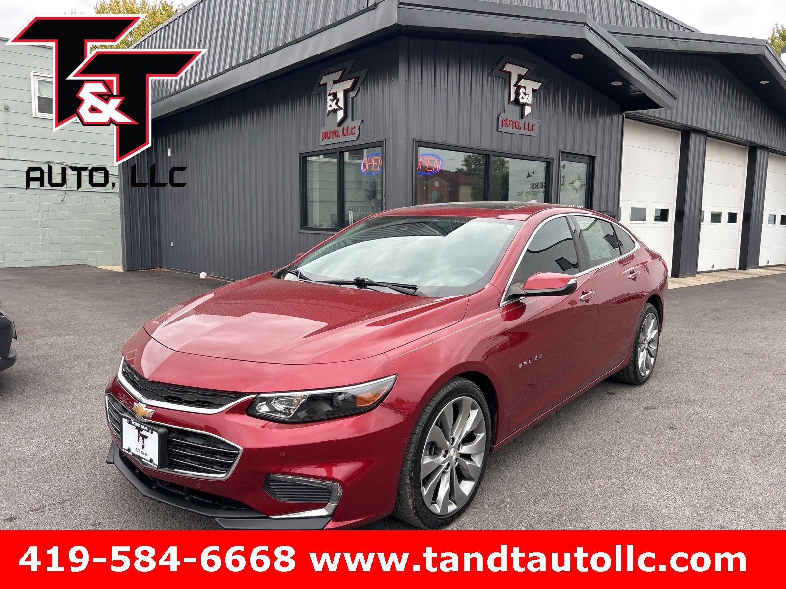 Used 2018 Chevrolet Malibu Premier w/ Premier Sun and Wheel Package