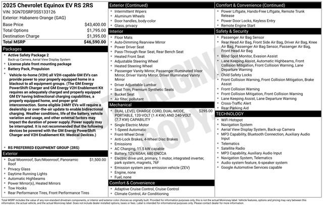 Used 2025 Chevrolet Equinox EV RS FWD image 15