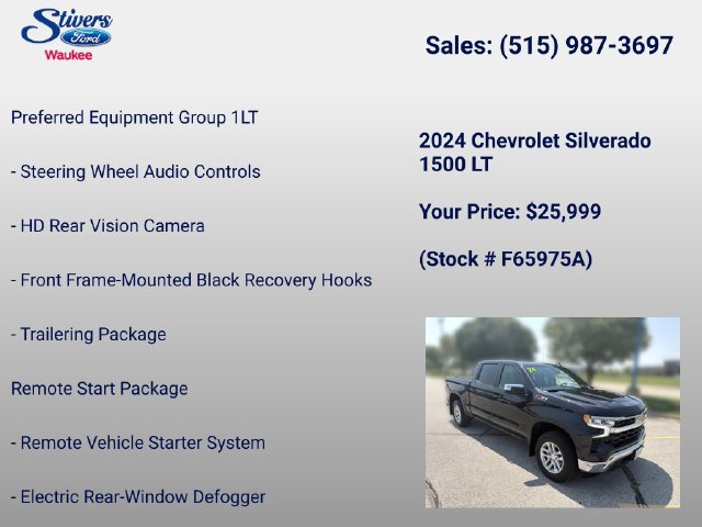 Used 2024 Chevrolet Silverado 1500 LT w/ Z71 Off-Road Package AWD/4WD image 28
