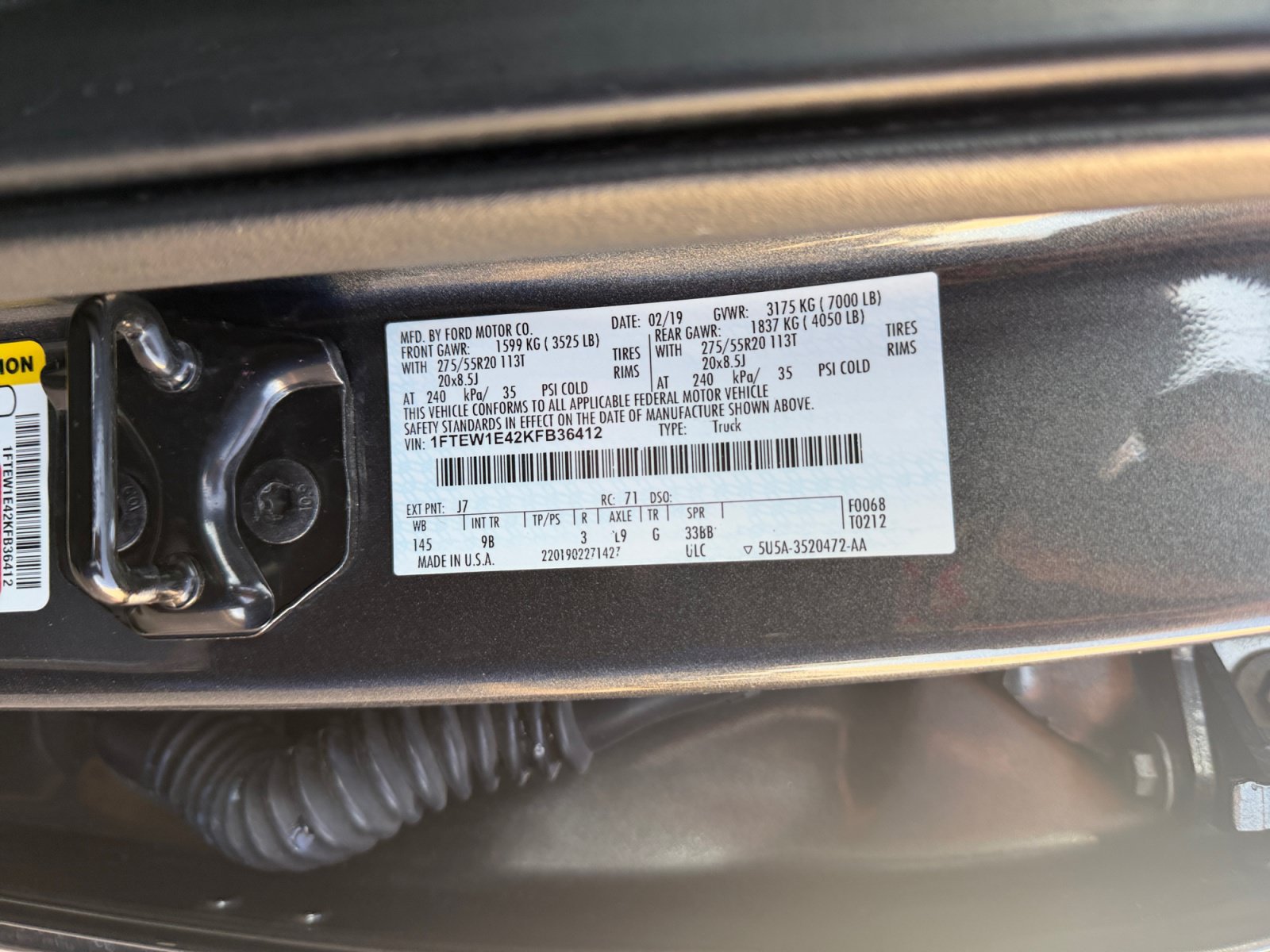 Used 2019 Ford F150 Platinum w/ Equipment Group 701A Luxury AWD/4WD image 34