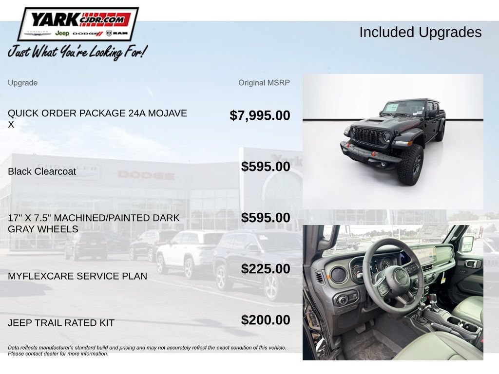 New 2026 Jeep Gladiator Mojave AWD/4WD image 3