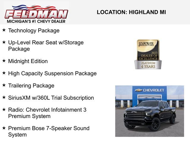 New 2026 Chevrolet Silverado 1500 High Country w/ Midnight Edition image 3