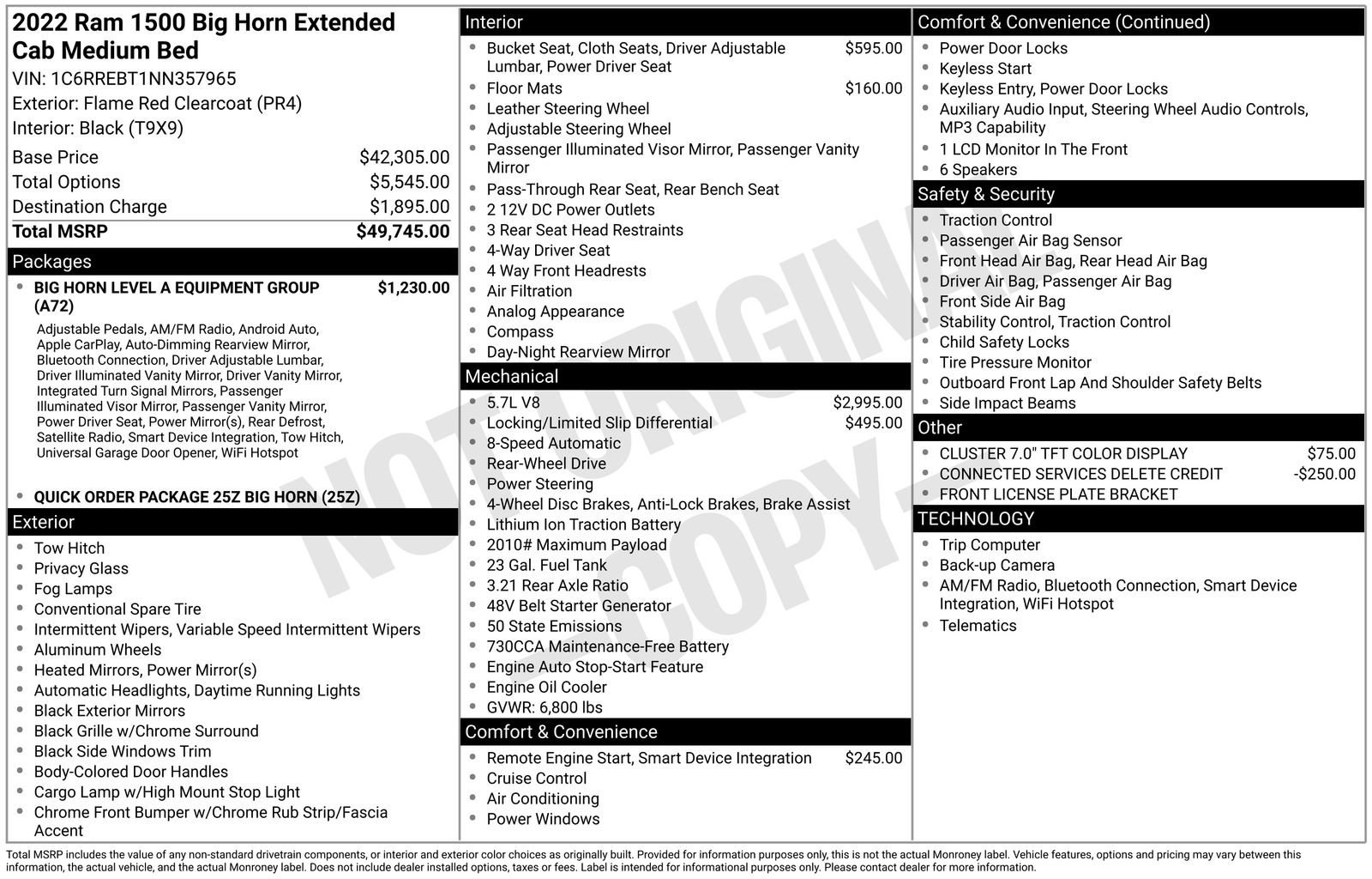 Used 2022 RAM 1500 Big Horn RWD image 14