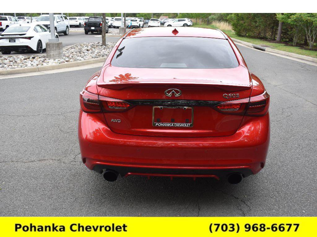 Used 2021 INFINITI Q50 Red Sport 400 w/ Proactive Package AWD/4WD image 6