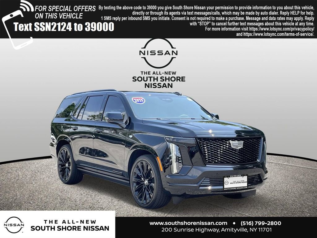 Used 2025 Cadillac Escalade Sport Platinum w/ LPO, ONYX Package