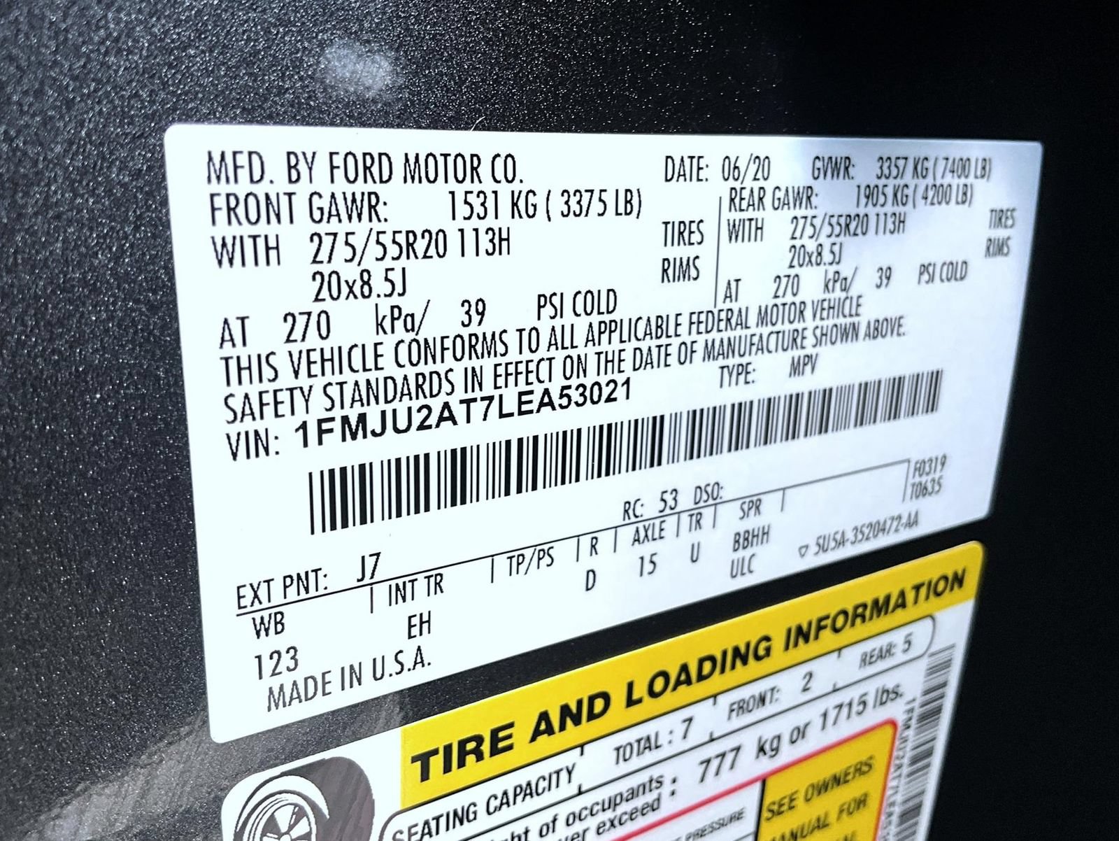 Used 2020 Ford Expedition Limited AWD/4WD image 30