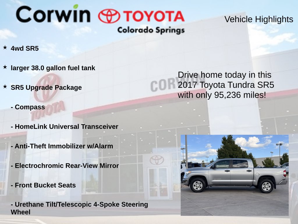 Used 2017 Toyota Tundra SR5 w/ SR5 Upgrade Package RWD image 6
