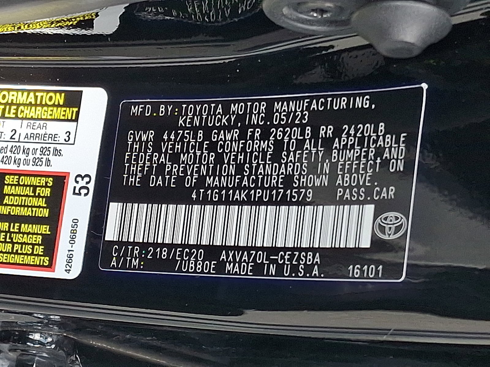 Used 2023 Toyota Camry SE FWD image 26