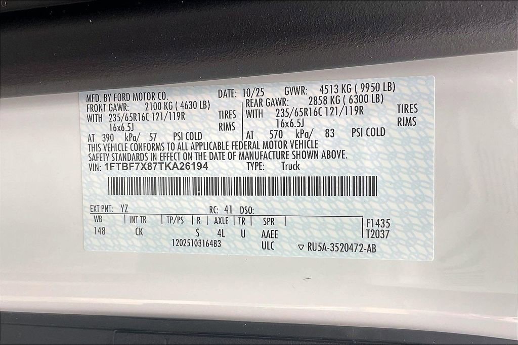 New 2026 Ford Transit 350 148 High Roof Extended image 13