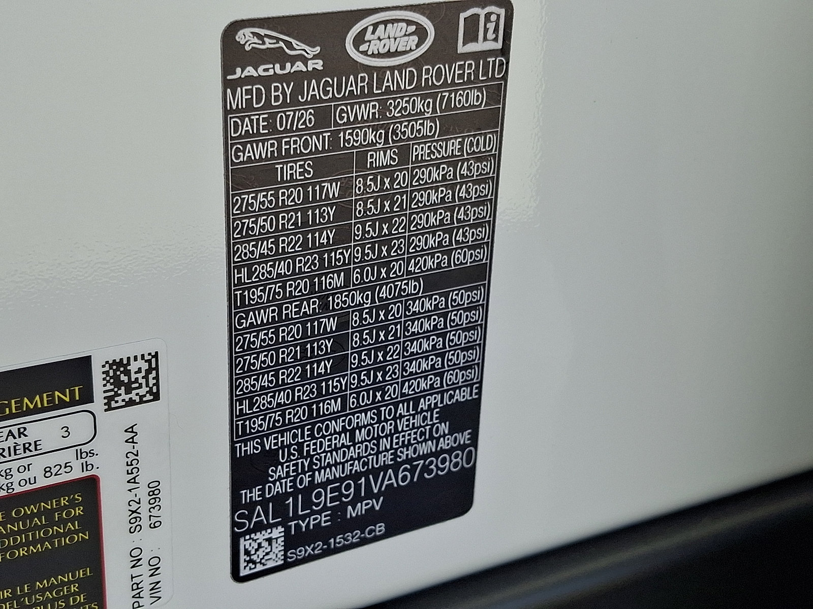 New 2027 Land Rover Range Rover Sport Dynamic SE AWD/4WD image 20